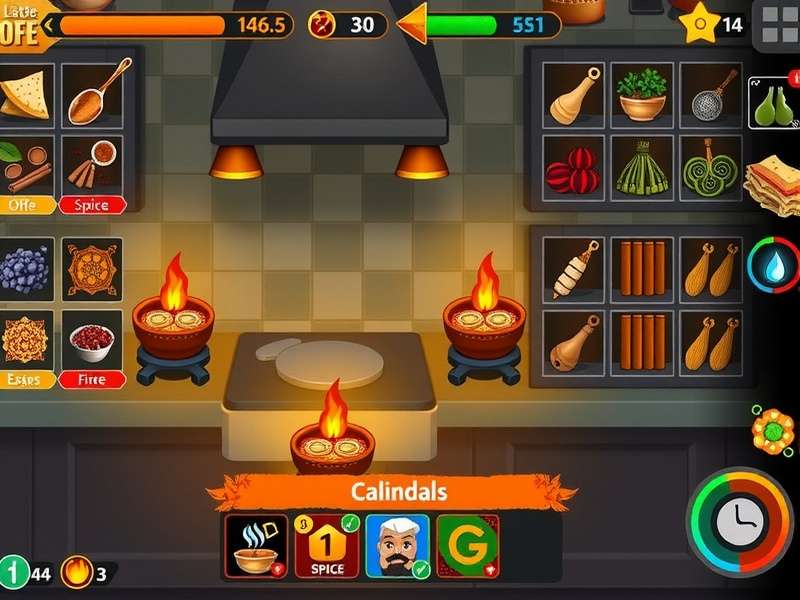 Ghee Guardian resource management interface showing spices and ingredients